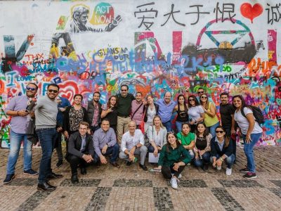 Prague Convention Bureau Incentives Graffiti Workshop fam trip